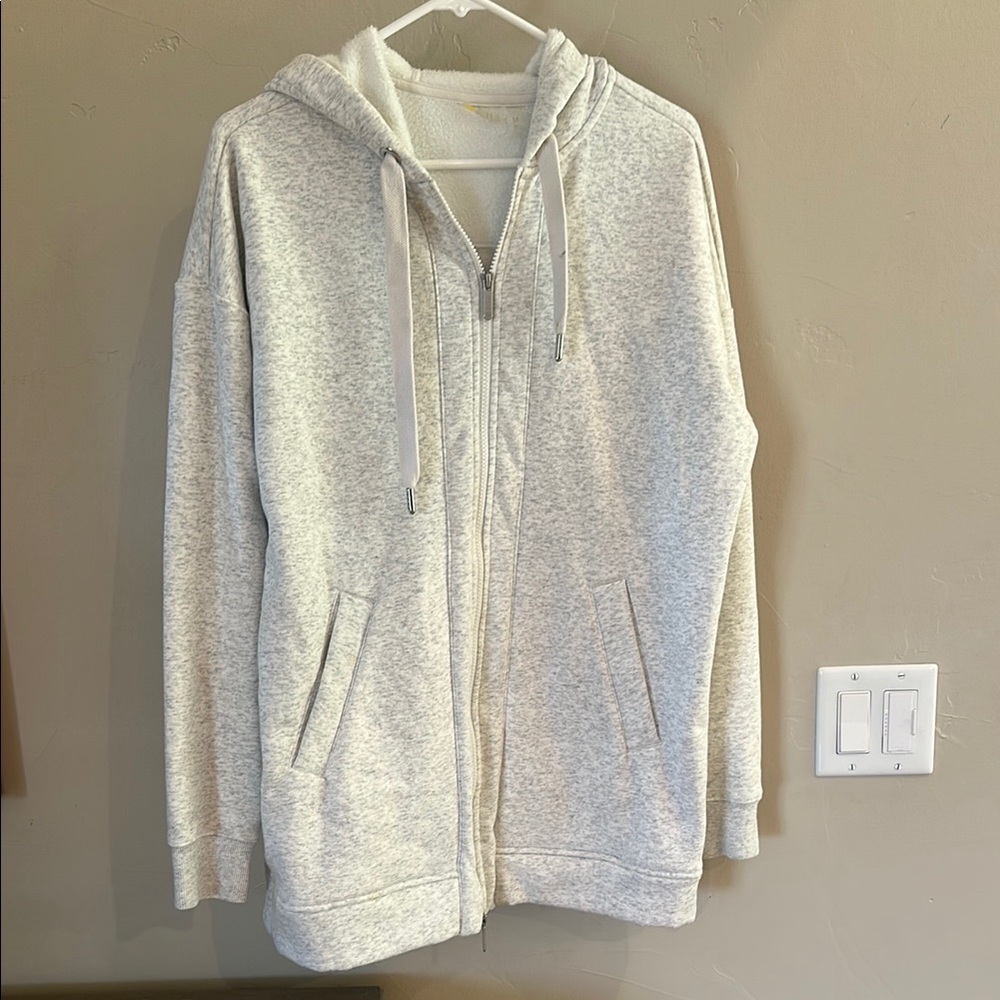 Zella Heathered Gray Cozy Hoodie